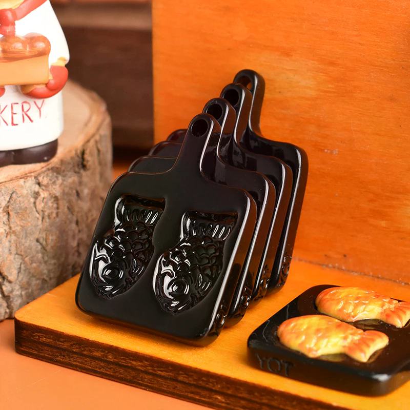 Miniature Baking Kitchen - New 1set Dollhouse Mini Taiyaki Mold