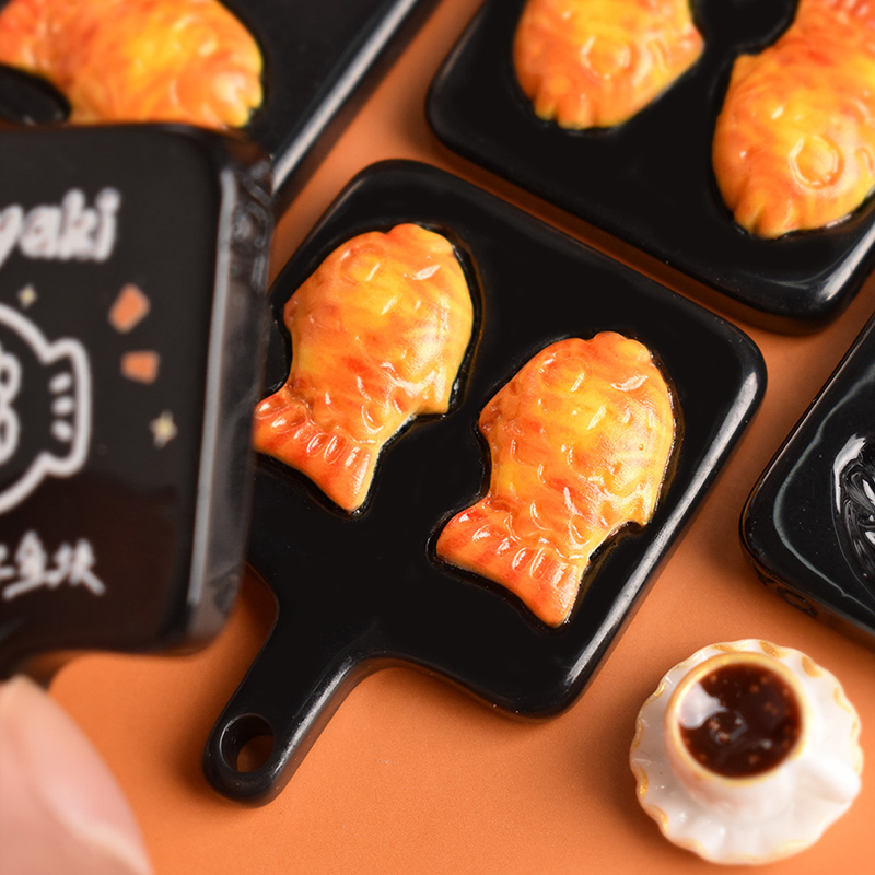 1set Dollhouse Mini Taiyaki Mo - огляд і ціна Miniature Baking Kitchen