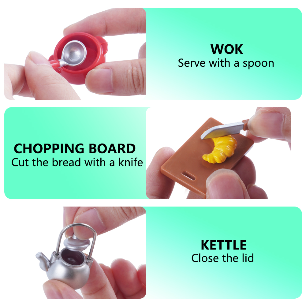 SENGTONGLE-E01 Dollhouse Minia - огляд і ціна Miniature Baking Kitchen