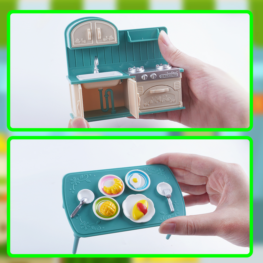 SENGTONGLE-E01 Dollhouse Minia - огляд і ціна Miniature Baking Kitchen