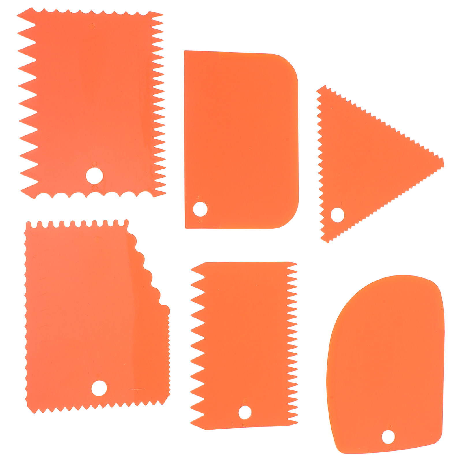 6Pcs Cake Cream Spatula Set Se - огляд і ціна Fondant Smoother Set