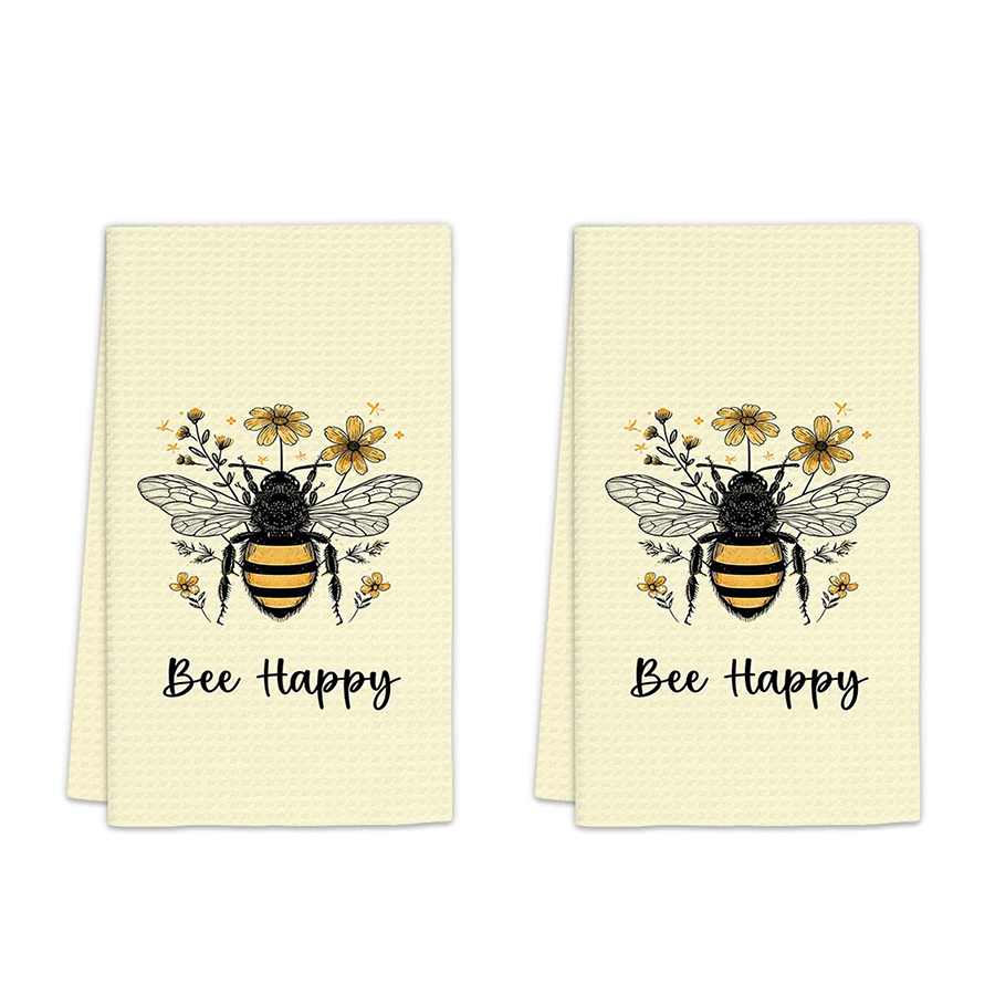 2Pcs, Summer Bee Happy Kitchen - огляд і ціна Kitchen Baking Necessities