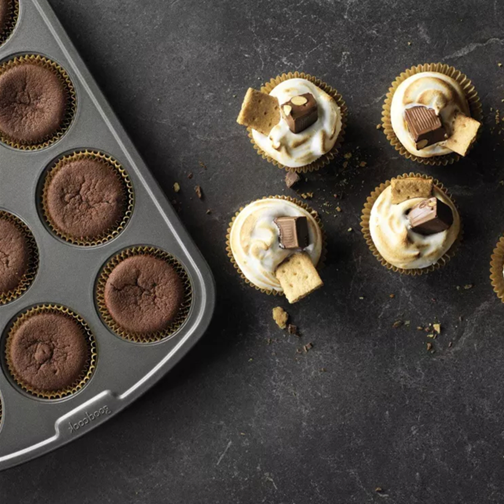 Nonstick 12 Cup Muffin Pan,Dur - огляд і ціна Muffin Tin Nonstick