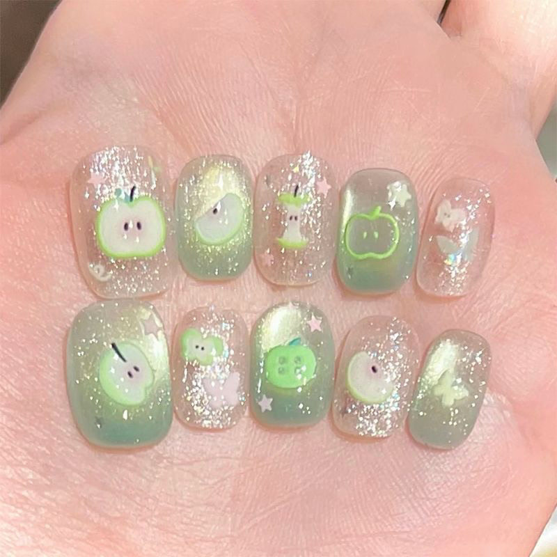 10pcs Handmade Cute Fake Nail  - огляд і ціна Decorating Tip Set