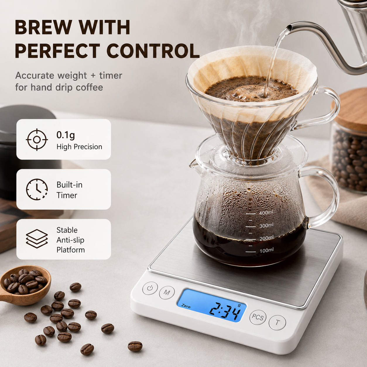 5kg/1g Digital Kitchen Scale,  - огляд і ціна Kitchen Baking Scale
