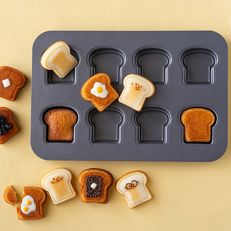 8 Cavity Toast Bread Pattern C - огляд і ціна Kitchen Baking Pan