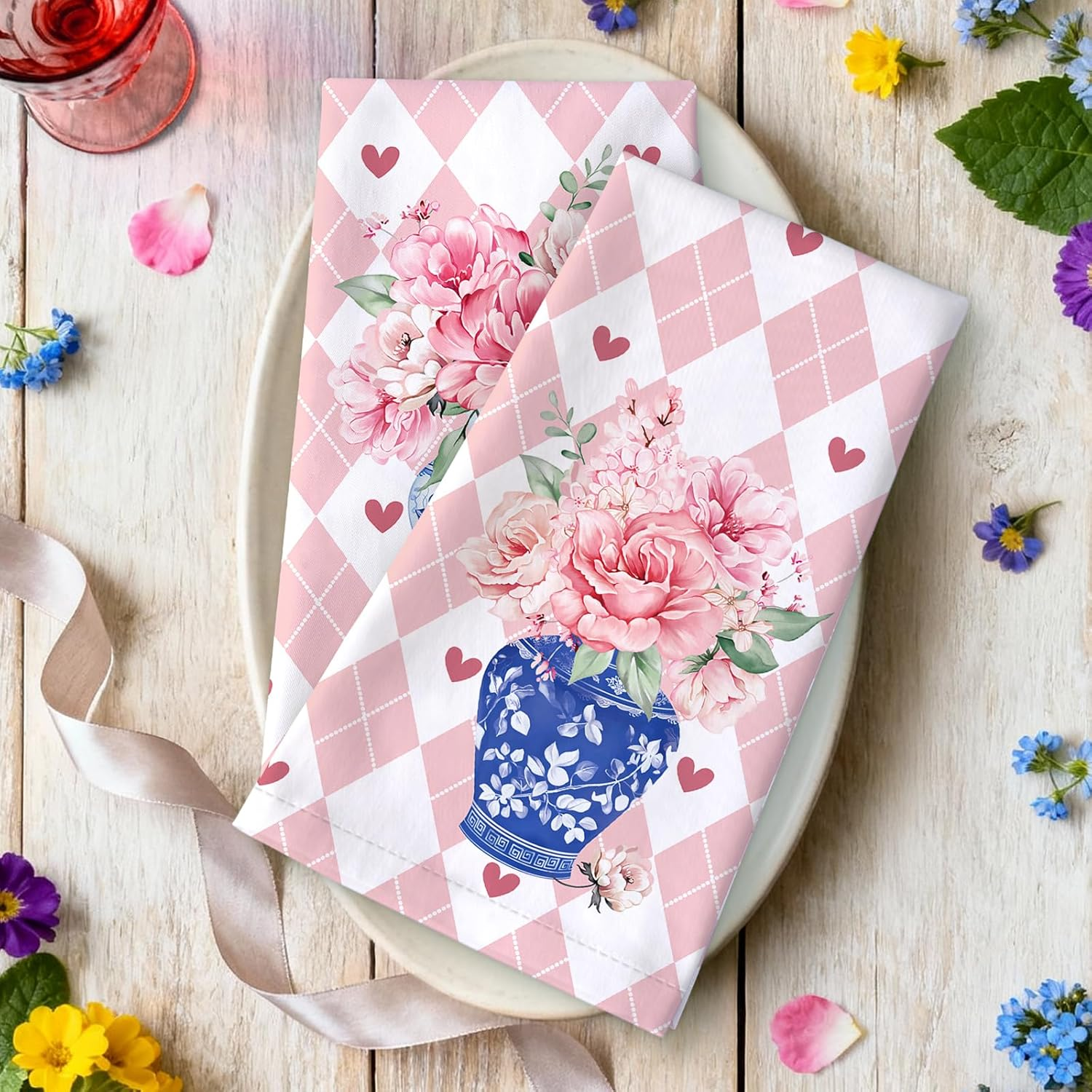 2Pcs, Pink and White Diamond-P - огляд і ціна Kitchen Baking Necessities