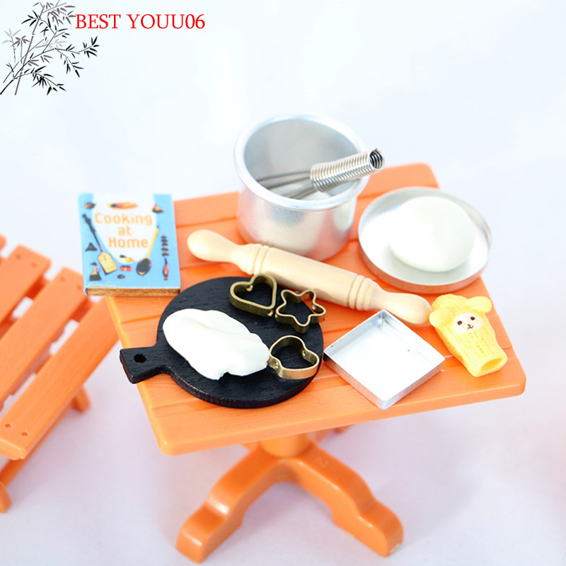 (YOUU06)1set Dollhouse Miniatu - огляд і ціна Miniature Baking Kitchen