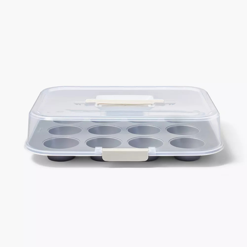 12 Cup Nonstick Muffin Pan wit - огляд і ціна Muffin Tin Nonstick