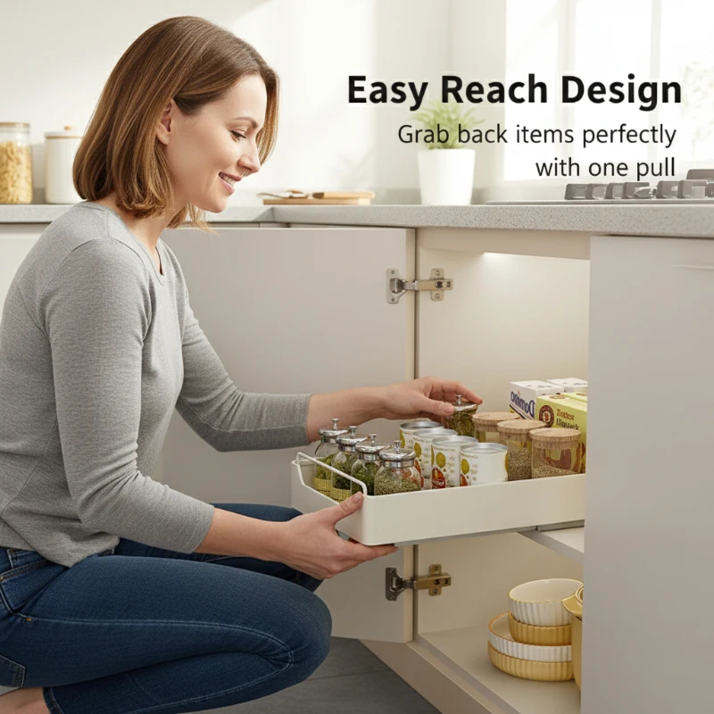 Under Sink Pull Out Cabinet Ba - огляд і ціна Kitchen Baking Tray Storage
