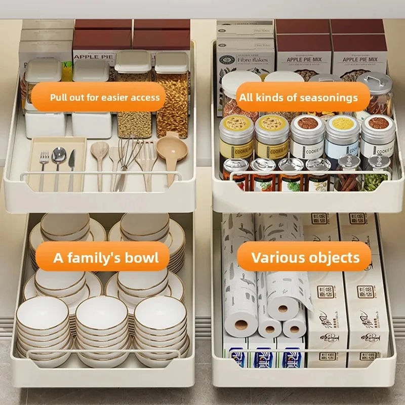 Under Sink Pull Out Cabinet Ba - огляд і ціна Kitchen Baking Tray Storage