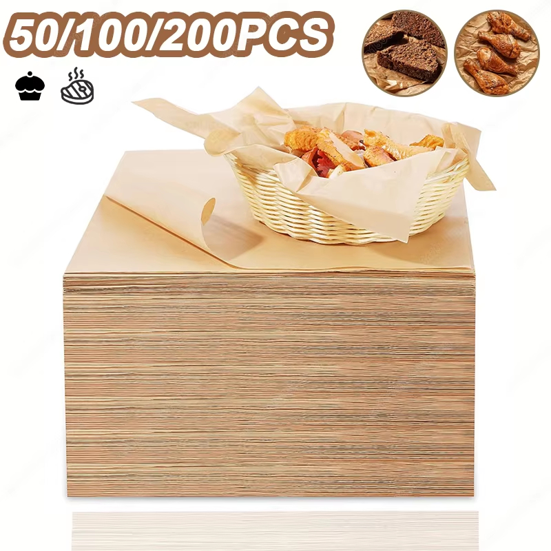 50/100/200PCS Baking Paper Par - огляд і ціна Kitchen Baking Oven
