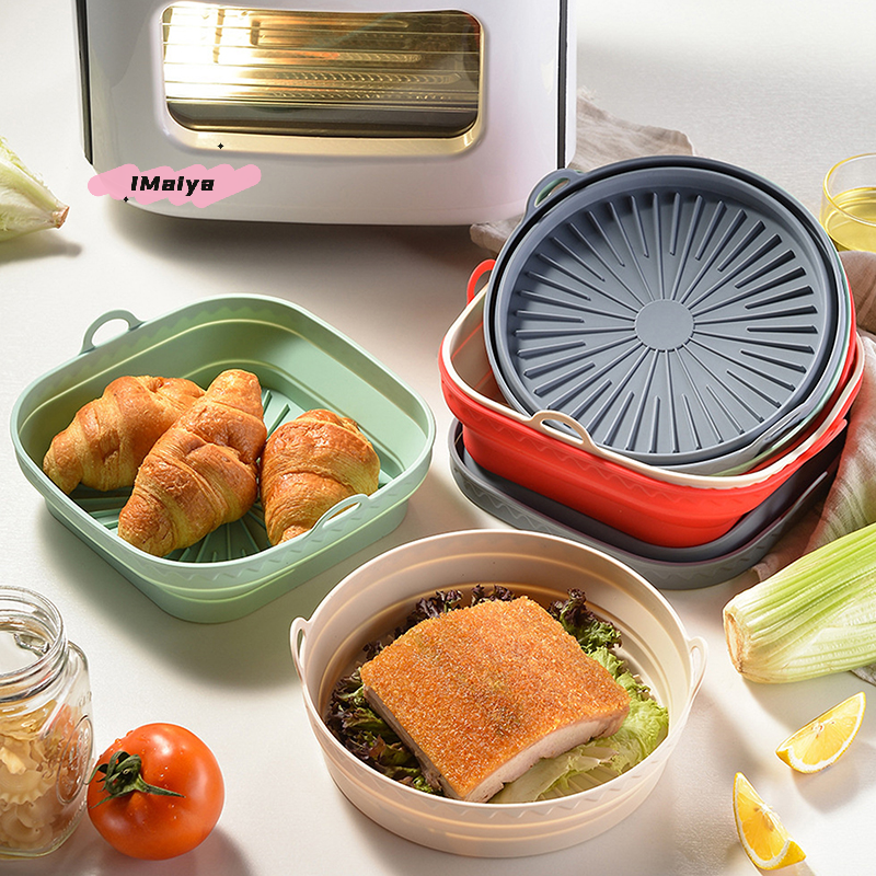 Square Foldable Air Fryer Sili - огляд і ціна Kitchen Baking Oven