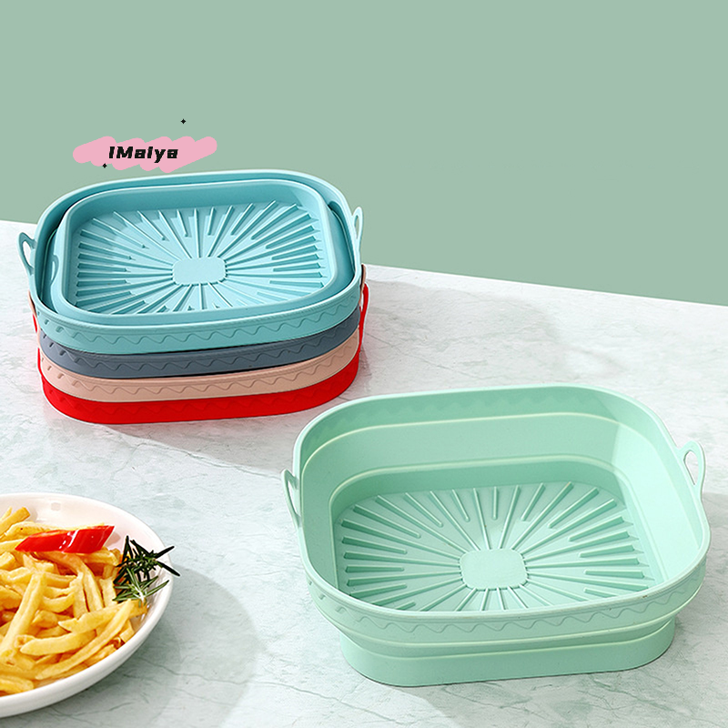 Square Foldable Air Fryer Sili - огляд і ціна Kitchen Baking Oven