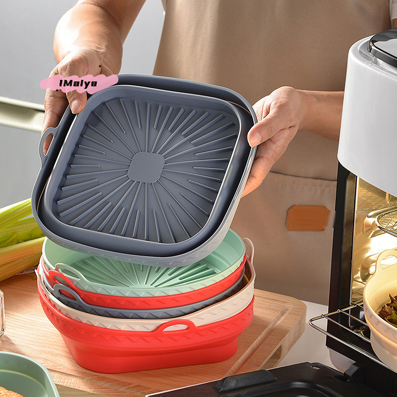 Square Foldable Air Fryer Sili - огляд і ціна Kitchen Baking Oven
