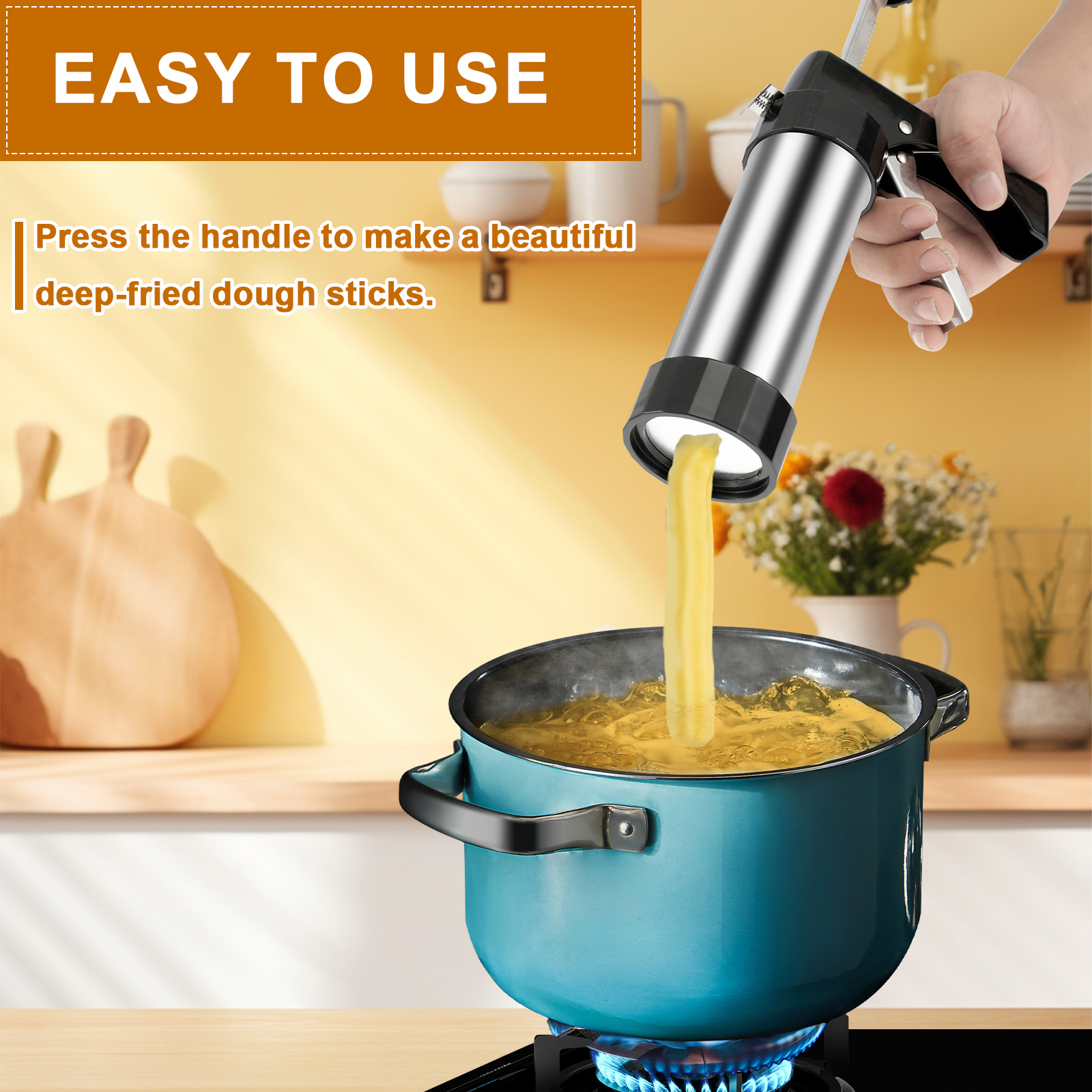 Churrera Churro Maker Machine  - огляд і ціна Decorating Tip Set