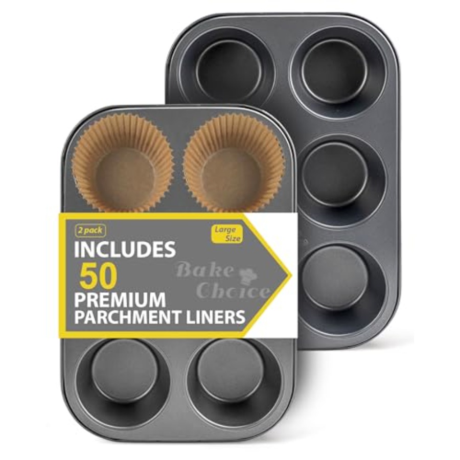 2 Pack Jumbo Muffin Pan for Ba - огляд і ціна Muffin Tin Nonstick