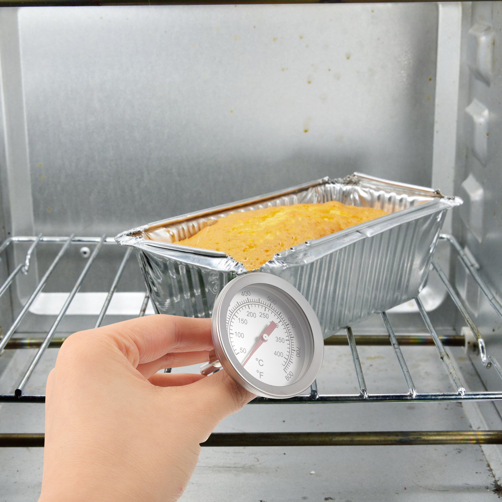Large Dial Oven Thermometer St - огляд і ціна Kitchen Baking Cooking