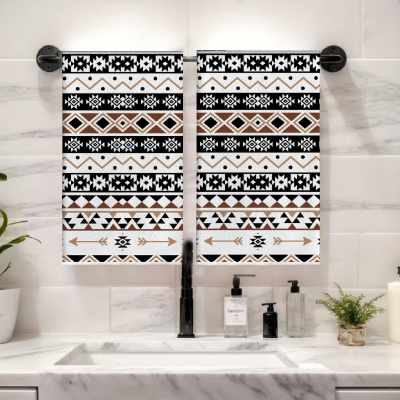 2Pcs, Black and White Geometri - огляд і ціна Kitchen Baking Necessities
