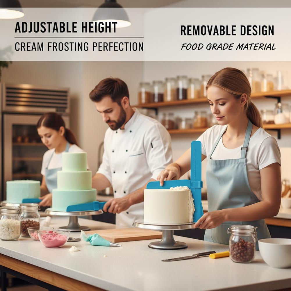 Cream Cake Smoother with Adjus - огляд і ціна Fondant Smoother Set