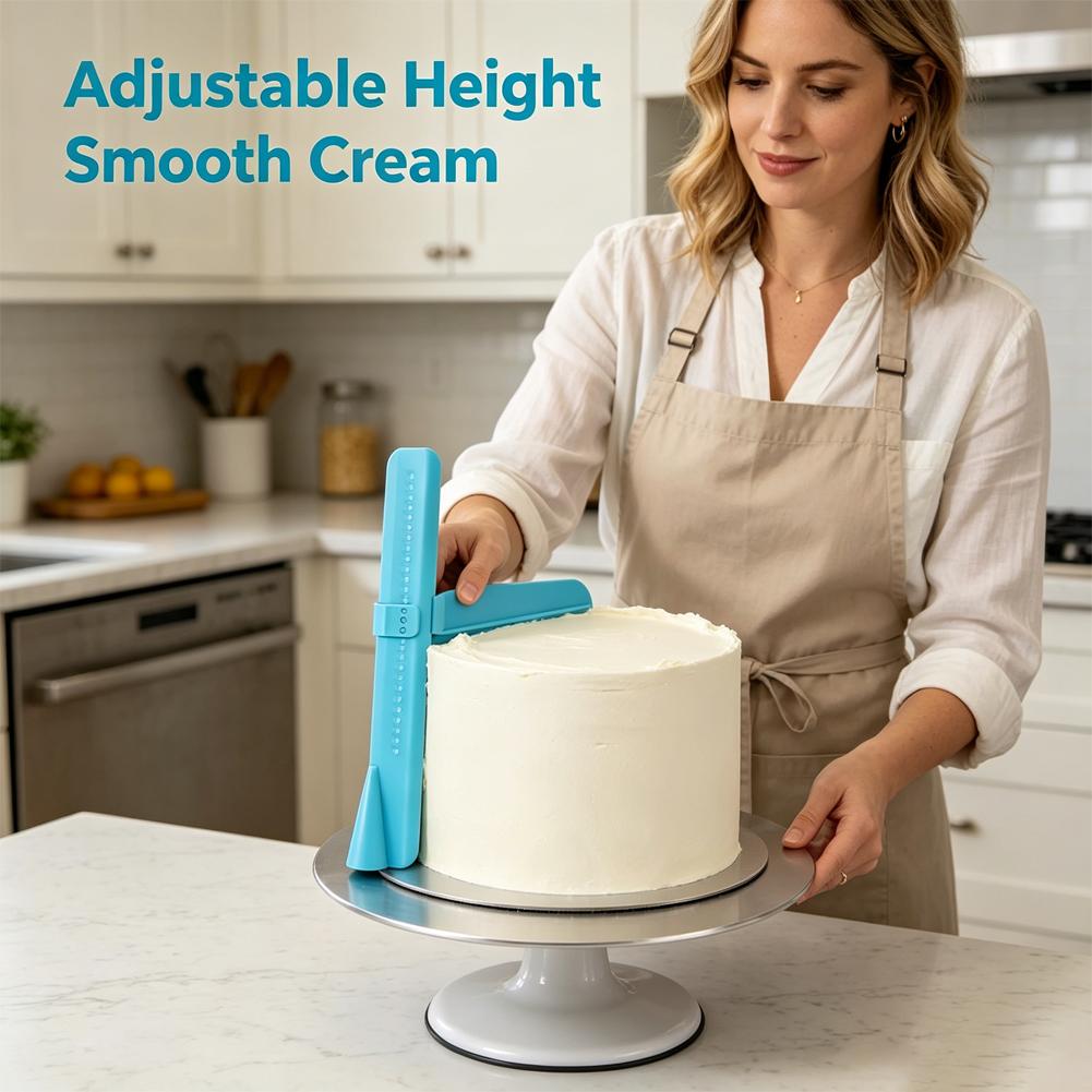 Cream Cake Smoother with Adjus - огляд і ціна Fondant Smoother Set