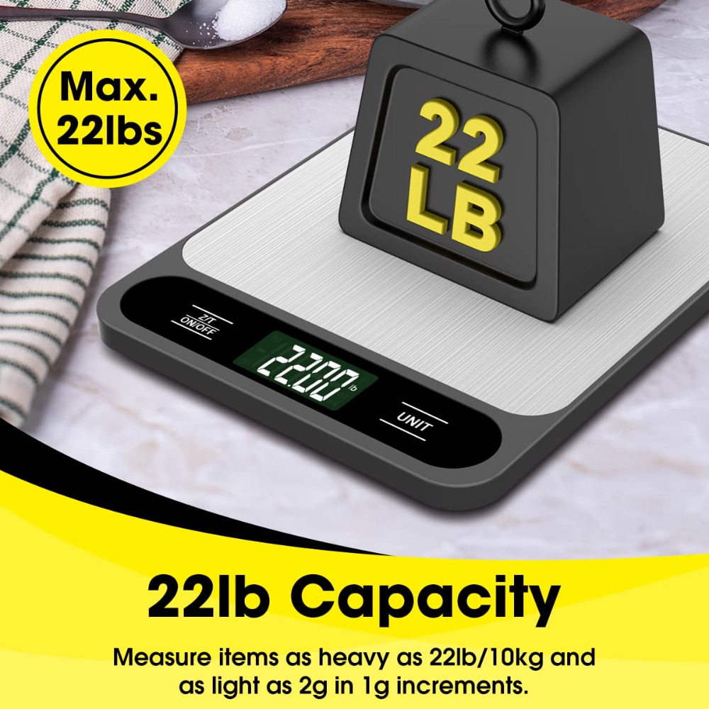 Mik-Nana Food Scale, 10kg/22lb - огляд і ціна Kitchen Baking Scale