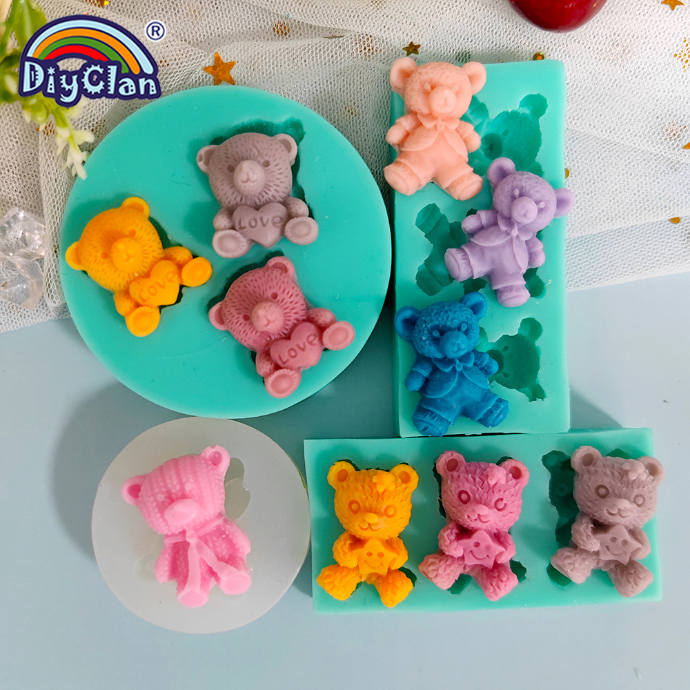 Cute Mini Bear Silicone Mold F - огляд і ціна Mini Kitchen Baking