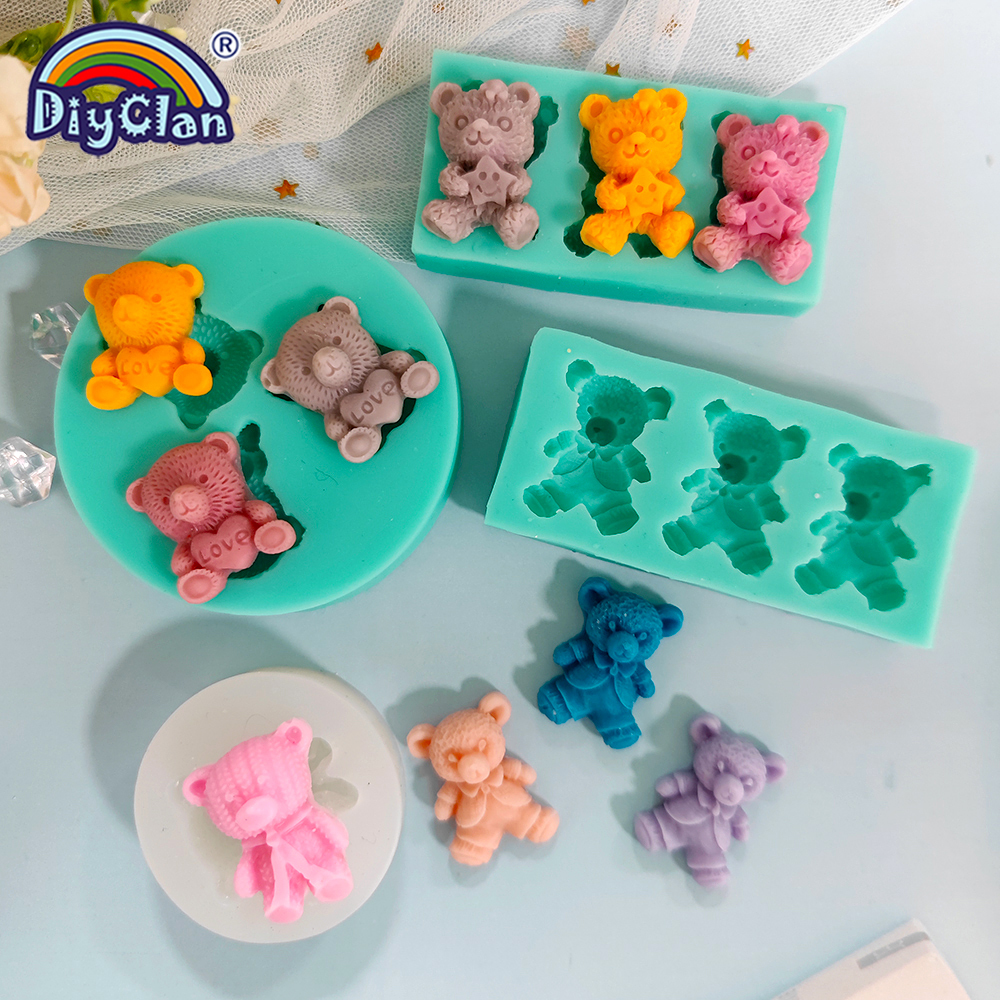 Cute Mini Bear Silicone Mold F - огляд і ціна Mini Kitchen Baking