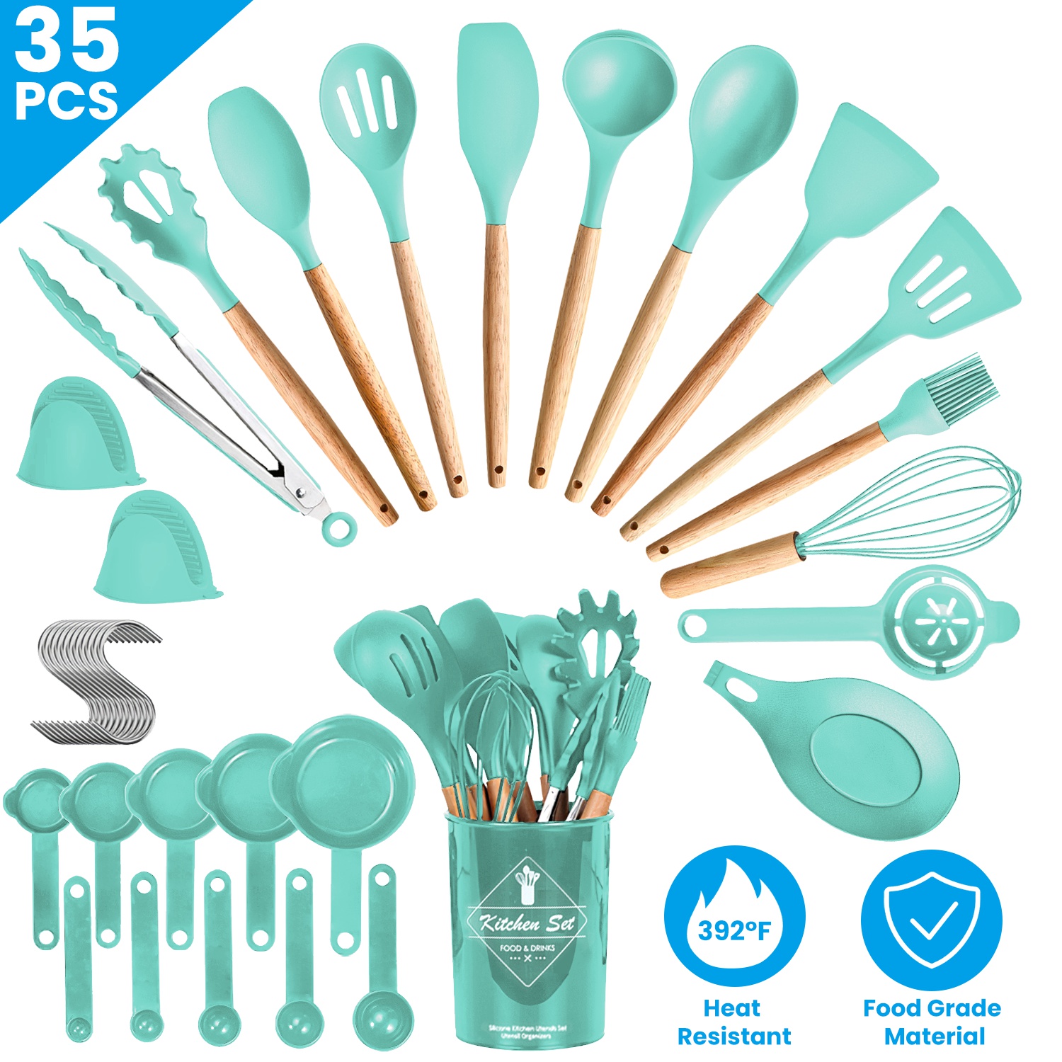 35Pcs Kitchen Cooking Utensils - огляд і ціна Kitchen Baking Necessities