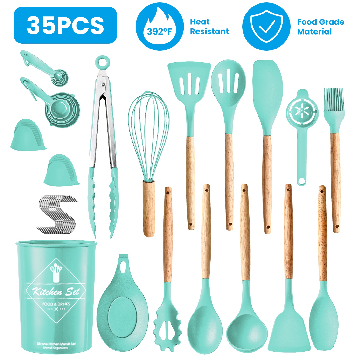35Pcs Kitchen Cooking Utensils - огляд і ціна Kitchen Baking Necessities
