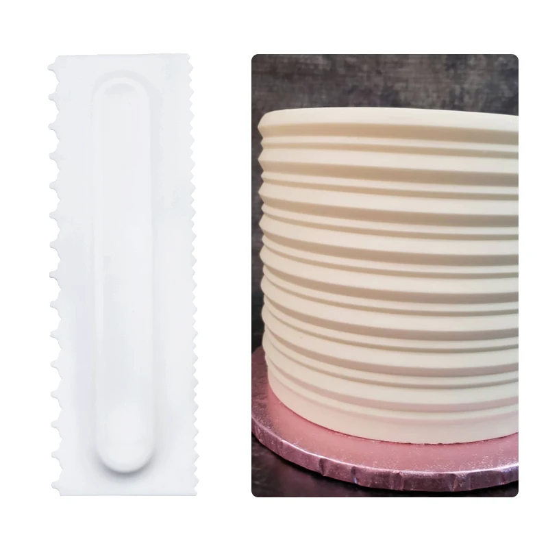 Cake Decorating Comb Cake Scra - огляд і ціна Fondant Smoother Set