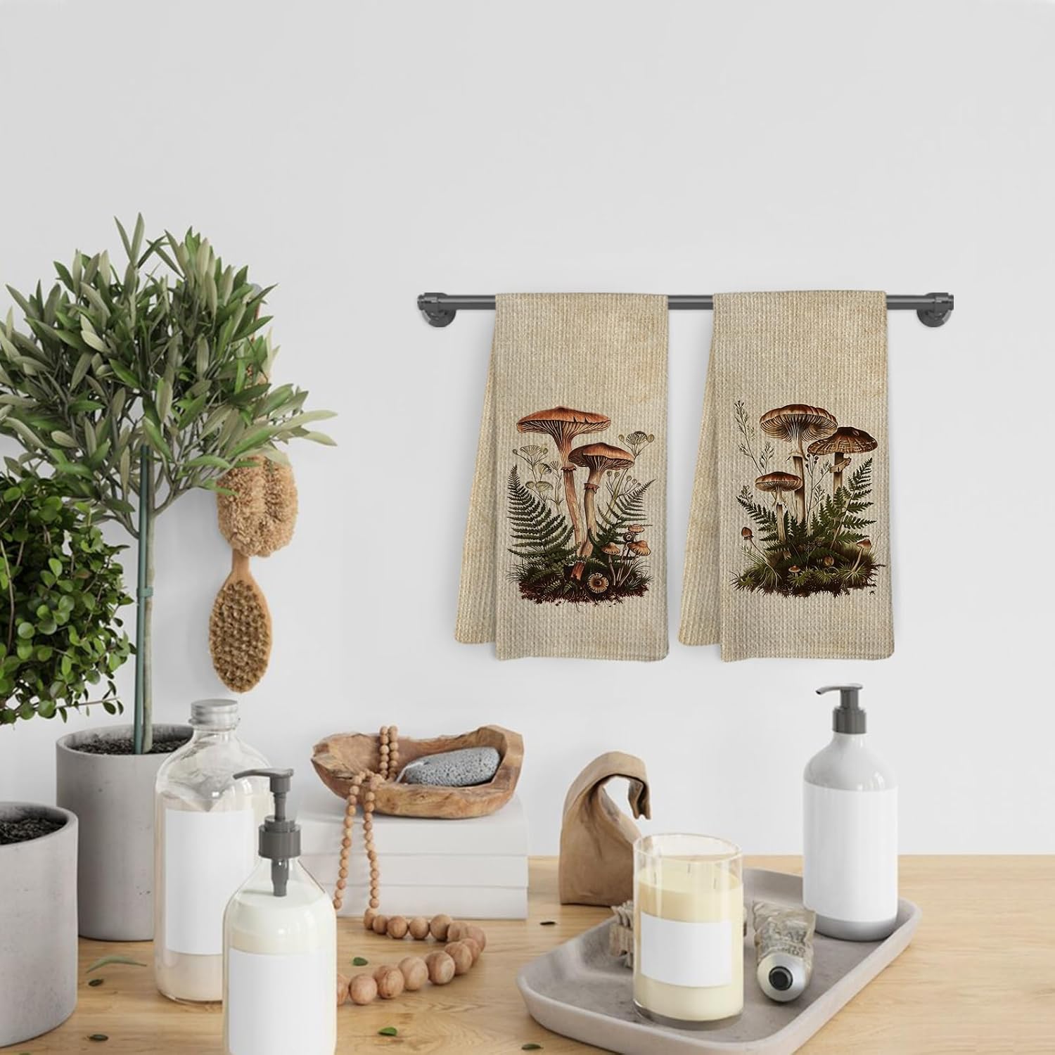 2Pcs, Vintage Mushroom Kitchen - огляд і ціна Kitchen Baking Necessities