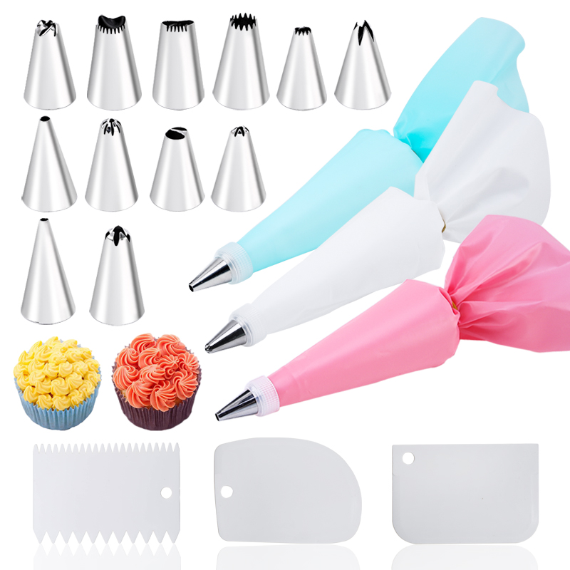 6/14/26/29 pcs set Cream Nozzl - огляд і ціна Kitchen Baking Equipment