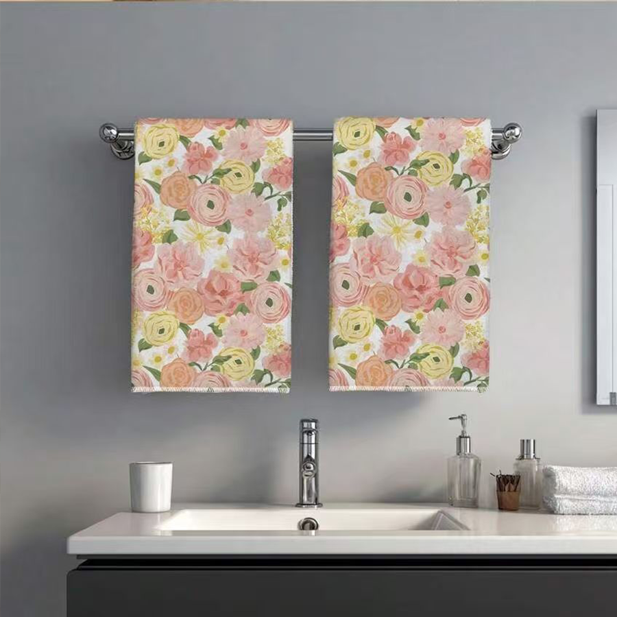 2Pcs, Cream-Colored Floral Kit - огляд і ціна Kitchen Baking Necessities