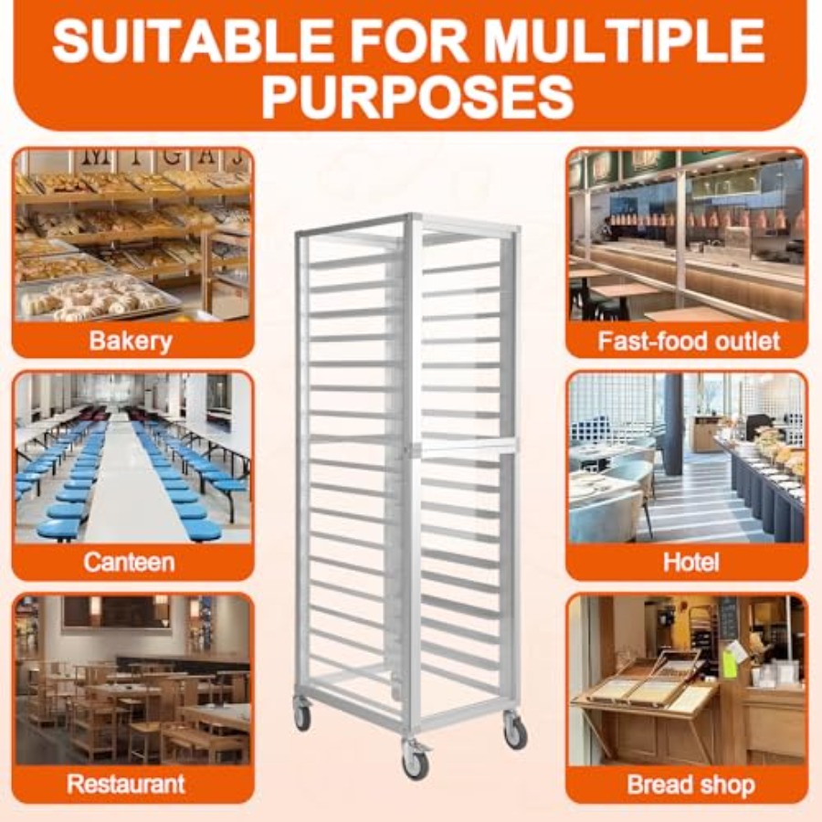 Commercial bakery rack for bun - огляд і ціна Kitchen Baking Pan