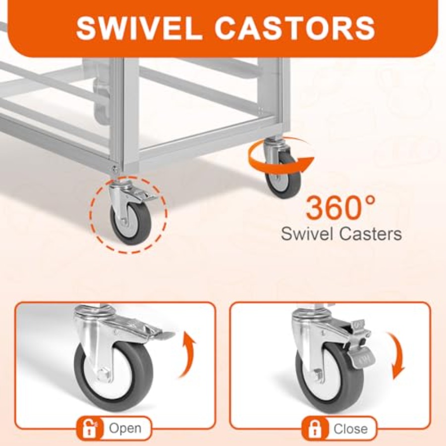 Commercial bakery rack for bun - огляд і ціна Kitchen Baking Pan