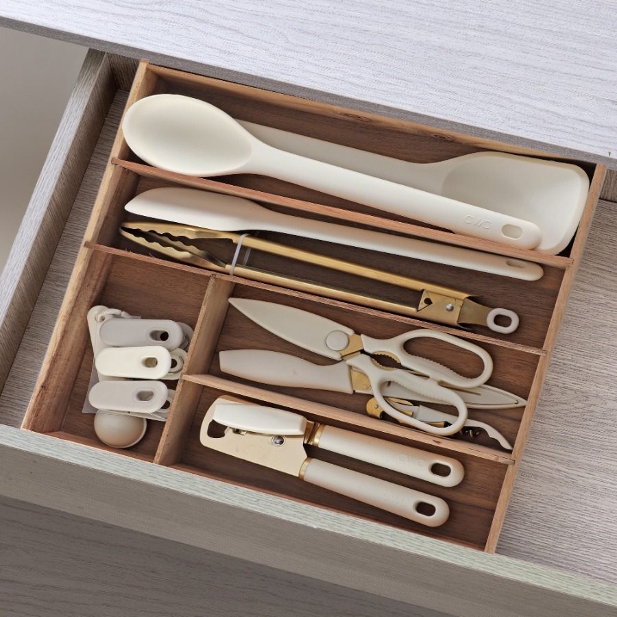19-Piece Kitchen Utensil Set w - огляд і ціна Kitchen Baking Tray Storage