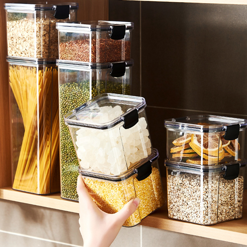 Sealed Jars Kitchen Grain Stor - огляд і ціна Kitchen Baking Tray Storage