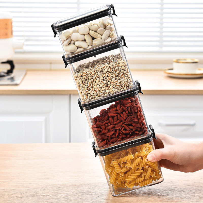 Sealed Jars Kitchen Grain Stor - огляд і ціна Kitchen Baking Tray Storage