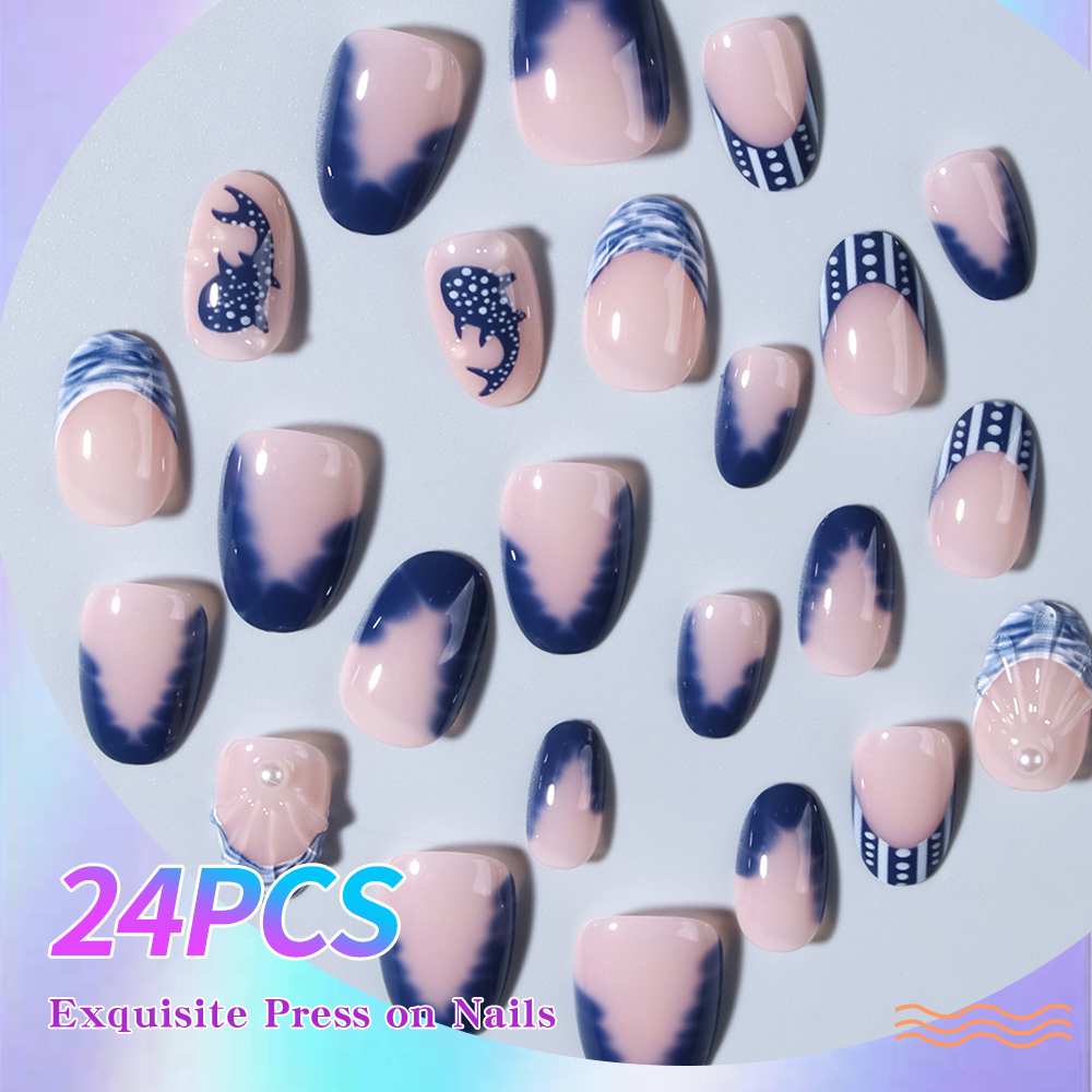 24pcs Almond 3d gel nails Whal - огляд і ціна Decorating Tip Set