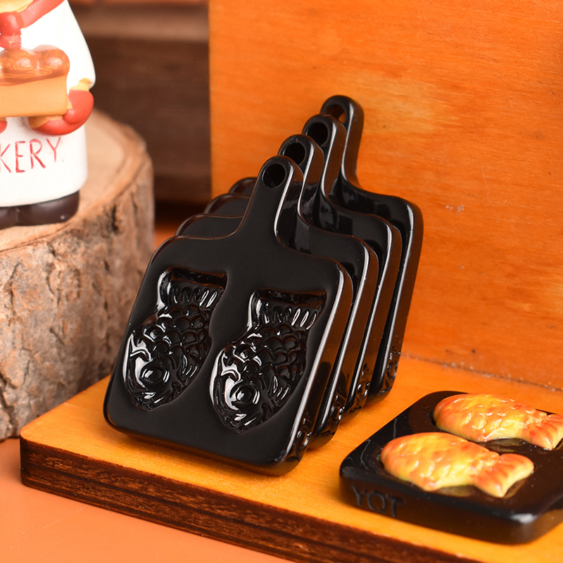 ●1set Dollhouse Mini Taiyaki M - огляд і ціна Miniature Baking Kitchen