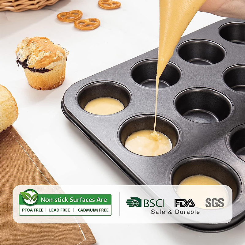 LMETJMA Muffin Tray Cupcake Ba - огляд і ціна Muffin Tin Nonstick