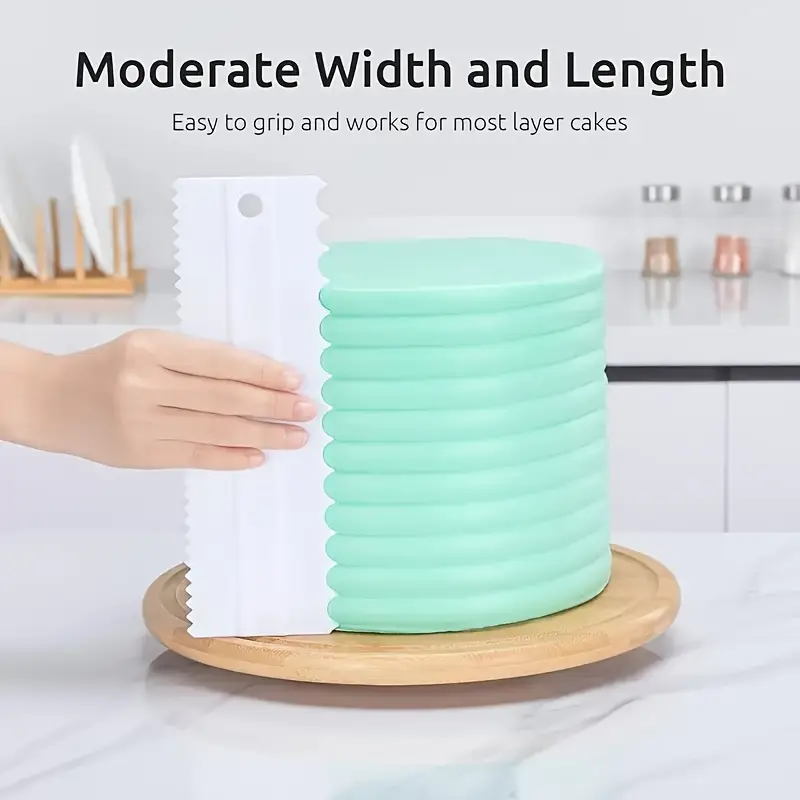 Trendy 4Pcs Cake Scraper Set - - огляд і ціна Fondant Smoother Set