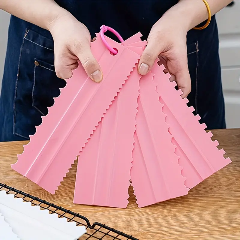 Trendy 4Pcs Cake Scraper Set - - огляд і ціна Fondant Smoother Set