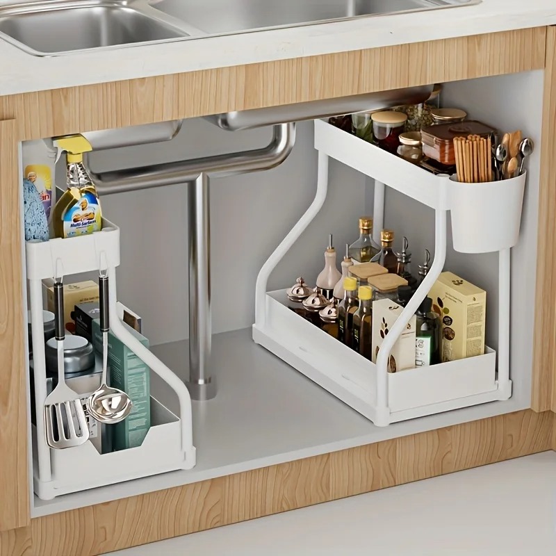 Under Sink Organizer Space Sav - огляд і ціна Kitchen Baking Tray Storage