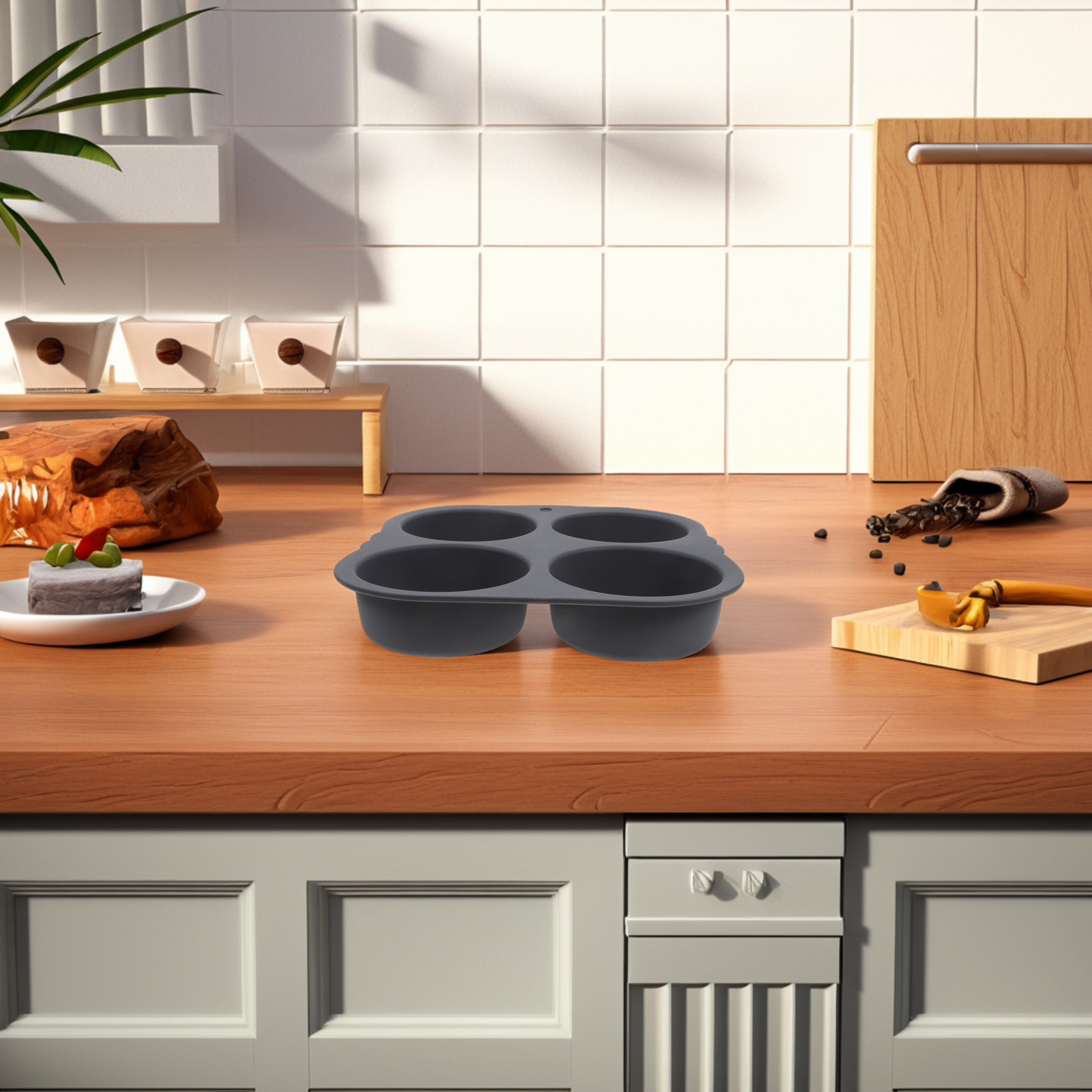 2Pcs Hamburger Bun Mold Silico - огляд і ціна Kitchen Baking Pan