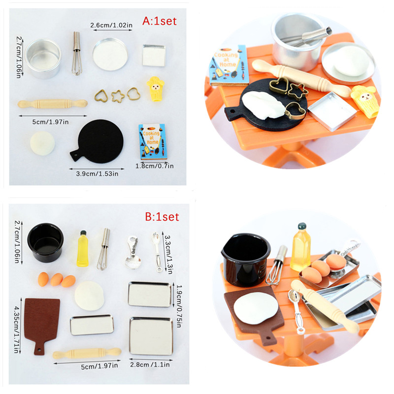 [JN] 1 Set Dollhouse Miniature - огляд і ціна Miniature Baking Kitchen