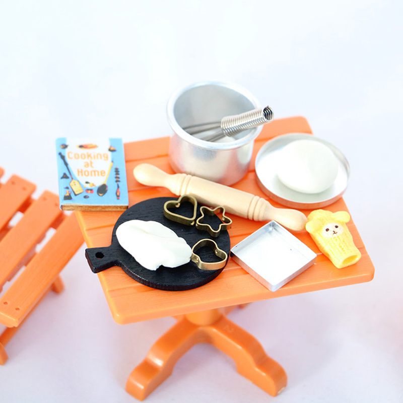 [JN] 1 Set Dollhouse Miniature - огляд і ціна Miniature Baking Kitchen
