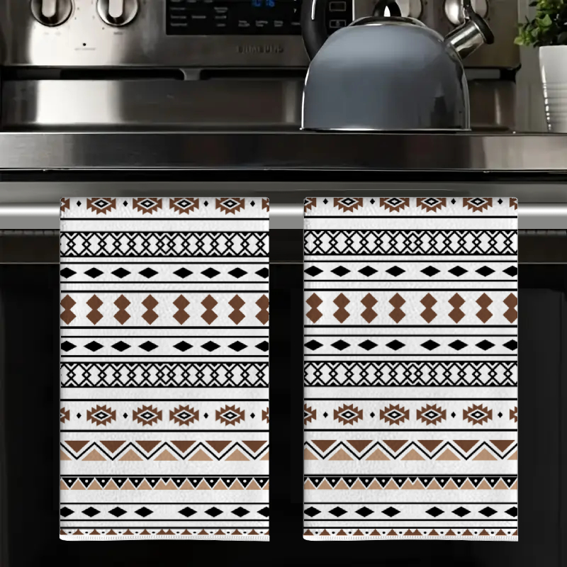 2Pcs, Exotic Geometric Striped - огляд і ціна Kitchen Baking Necessities