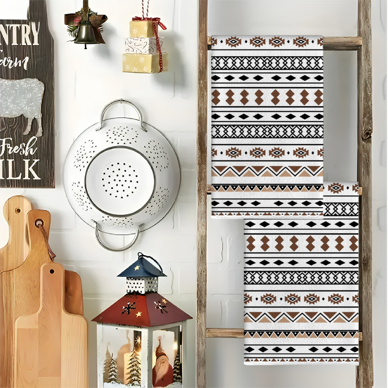 2Pcs, Exotic Geometric Striped - огляд і ціна Kitchen Baking Necessities